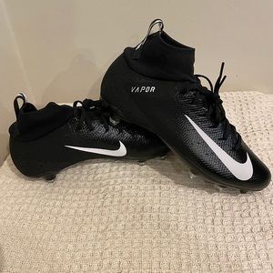 Nike Vapor Untouchable Pro 3 D Football Cleats Black AO3022-010 Men's Size 11.5